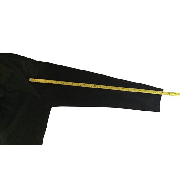 ADIDAS- MENS BLACK GOLD PULLOVER HALFZIP-UP CLOSURE LONG SLEEVE SWEATER SIZE L - Picture 4 of 7